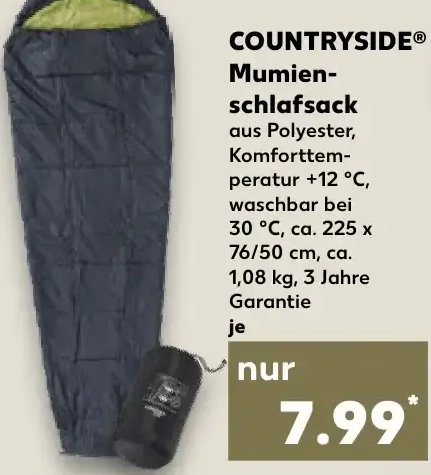 COUNTRYSIDE® Mumienschlafsack