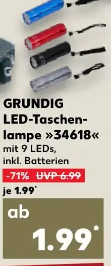 GRUNDIG LED-Taschenlampe »34618«