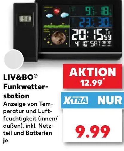 LIV&BO® Funkwetterstation