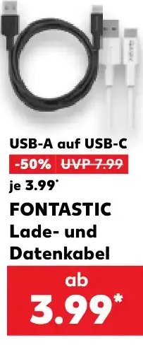 FONTASTIC Lade- und Datenkabel