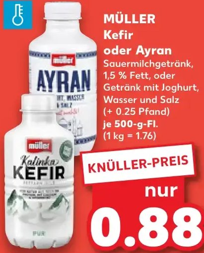 MÜLLER Kefir oder Ayran