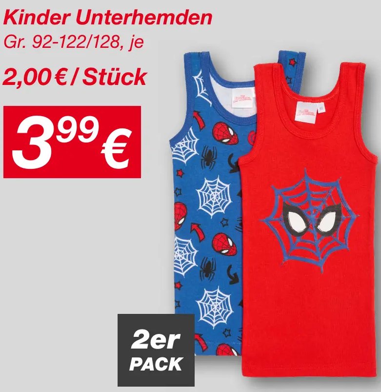 Kinder Unterhemden