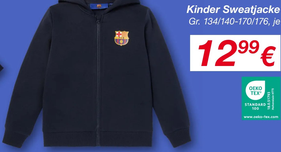 Kinder Sweatjacke
