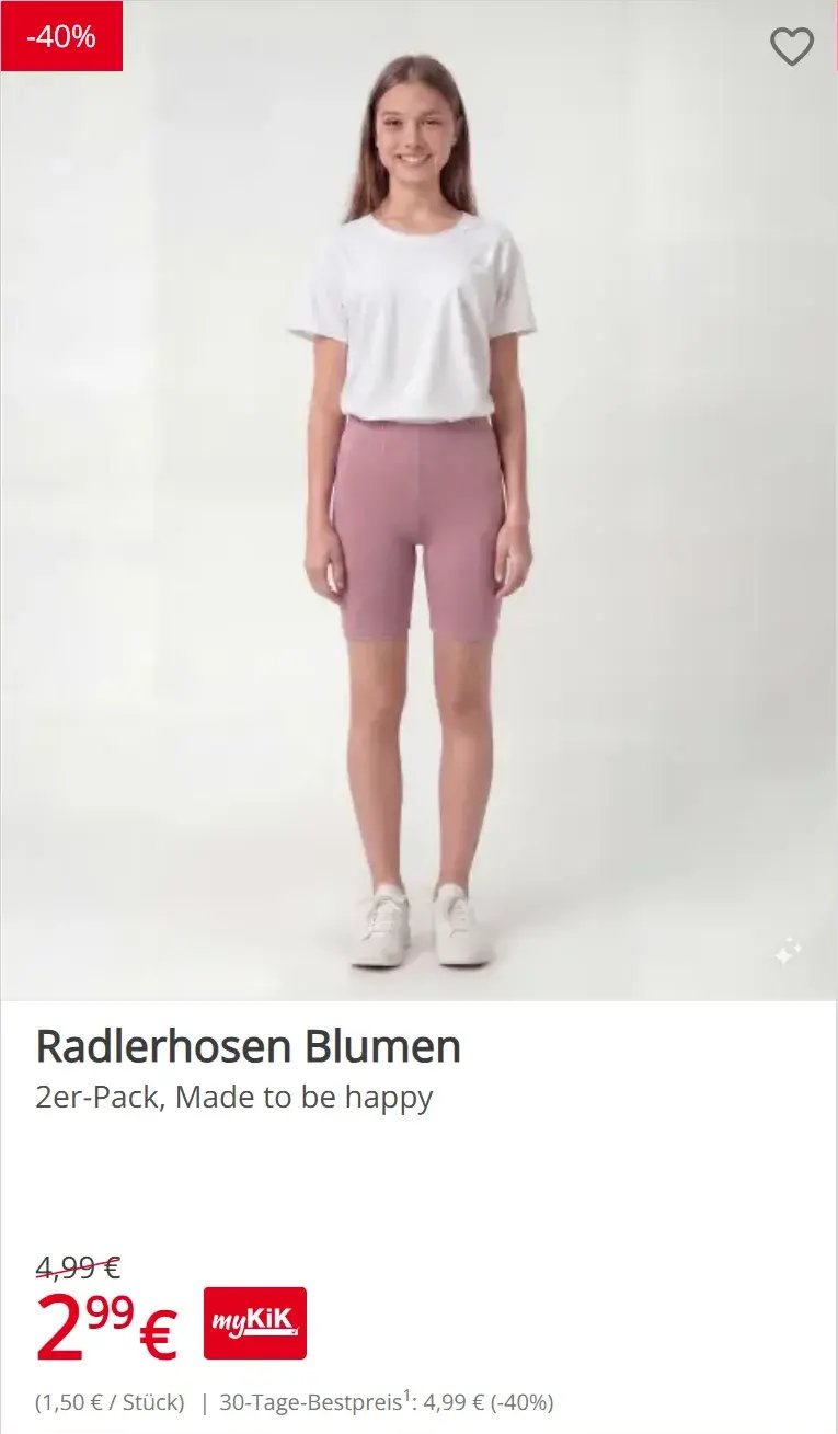 Radlerhosen Blumen