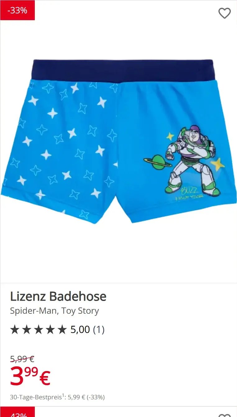 Lizenz Badehose
