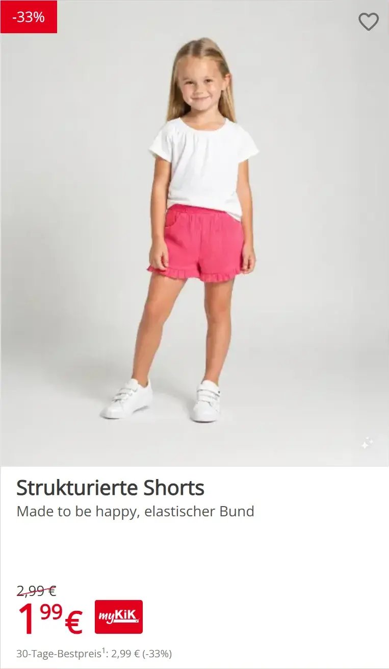 Strukturierte Shorts