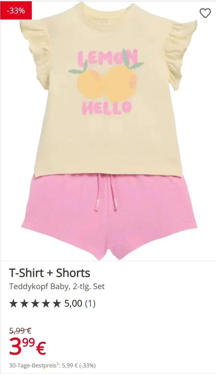T-Shirt + Shorts