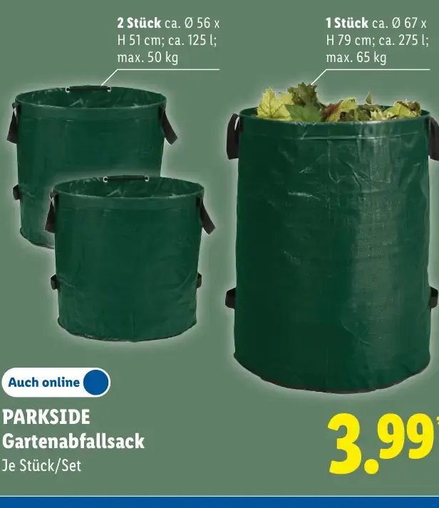 PARKSIDE Gartenabfallsack