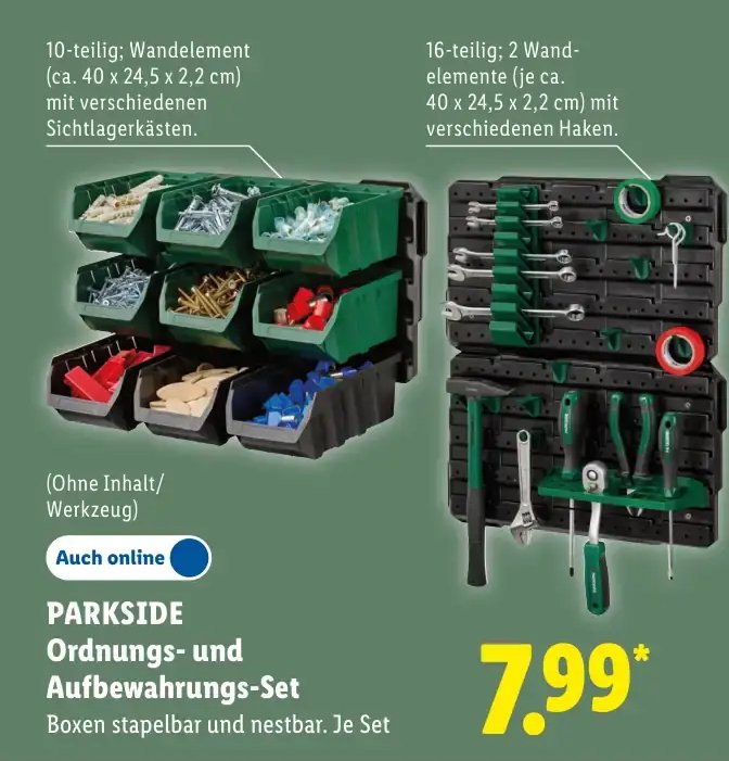 PARKSIDE Ordnungs- und Aufbewahrungs-Set