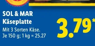 SOL & MAR Käseplatte
