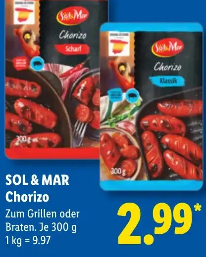 SOL & MAR Chorizo