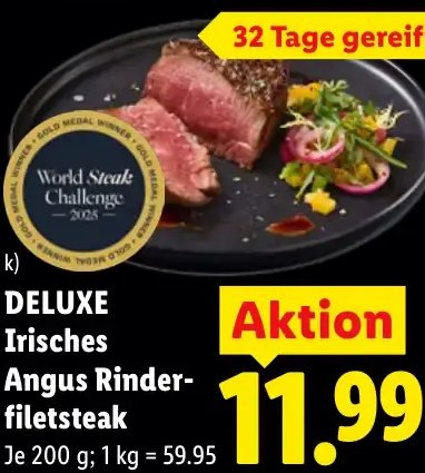 DELUXE Irisches Angus Rinderfiletsteak