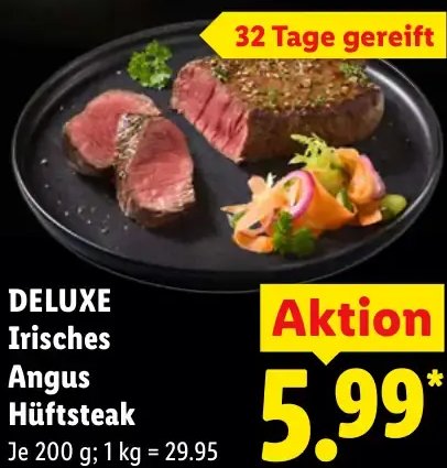 DELUXE Irisches Angus Hüftsteak
