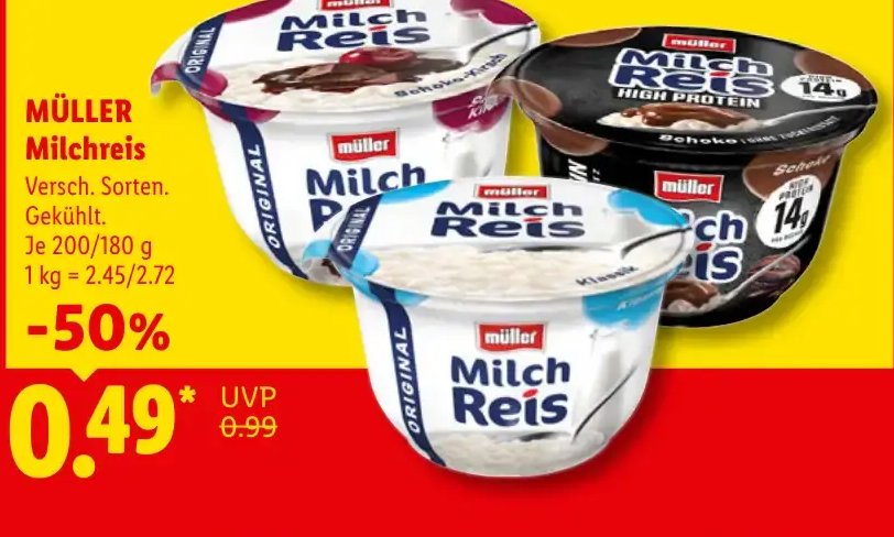 MÜLLER Milchreis