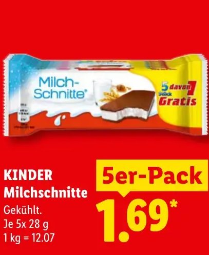 KINDER Milchschnitte