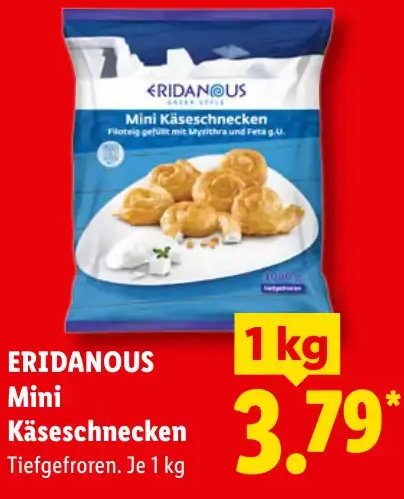 ERIDANOUS Mini Käseschnecken
