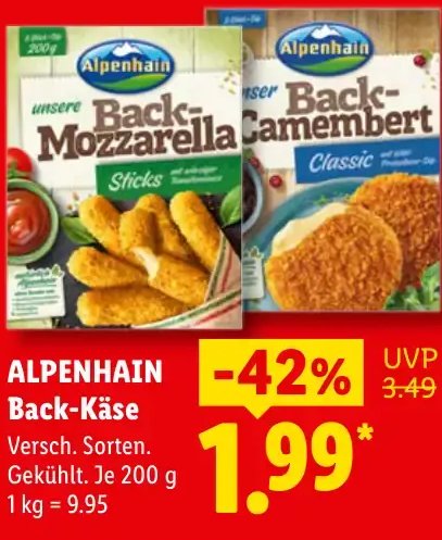 ALPENHAIN Back-Käse