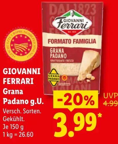 GIOVANNI FERRARI Grana Padano g.U.