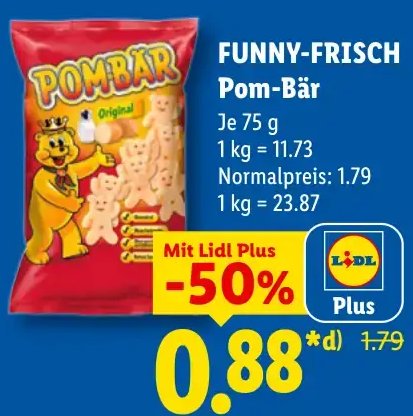 FUNNY-FRISCH Pom-Bär