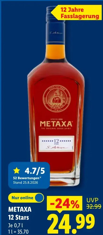 METAXA 12 Stars