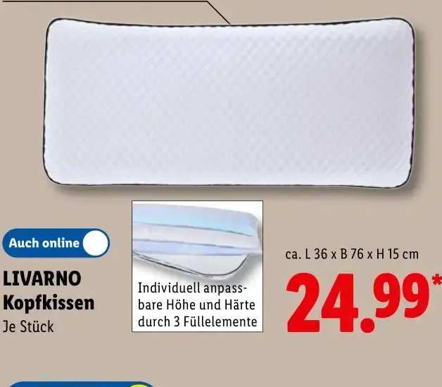 LIVARNO Kopfkissen