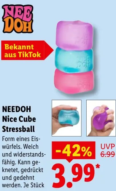 NEEDOH Nice Cube Stressball
