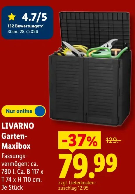 LIVARNO Garten-Maxibox