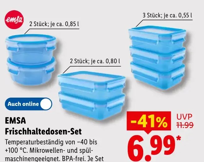 EMSA Frischhaltedosen-Set