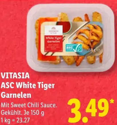 VITASIA ASC White Tiger Garnelen