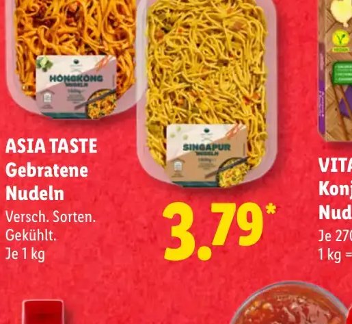ASIA TASTE Gebratene Nudeln