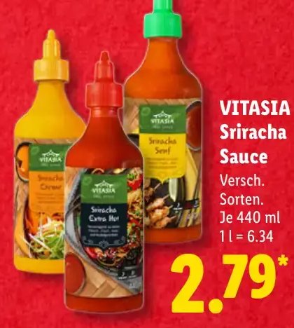 VITASIA Sriracha Sauce