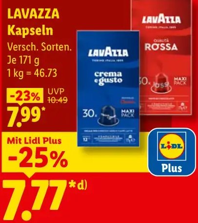 LAVAZZA Kapseln