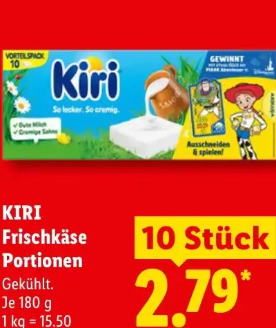 KIRI Frischkäse Portionen