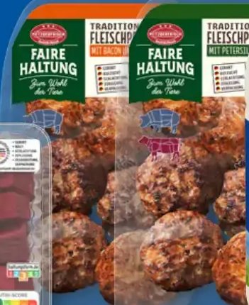 Traditions Fleischpflanzerl mit Bacon