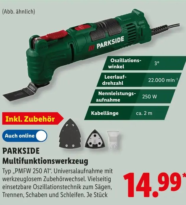 PARKSIDE Multifunktionswerkzeug