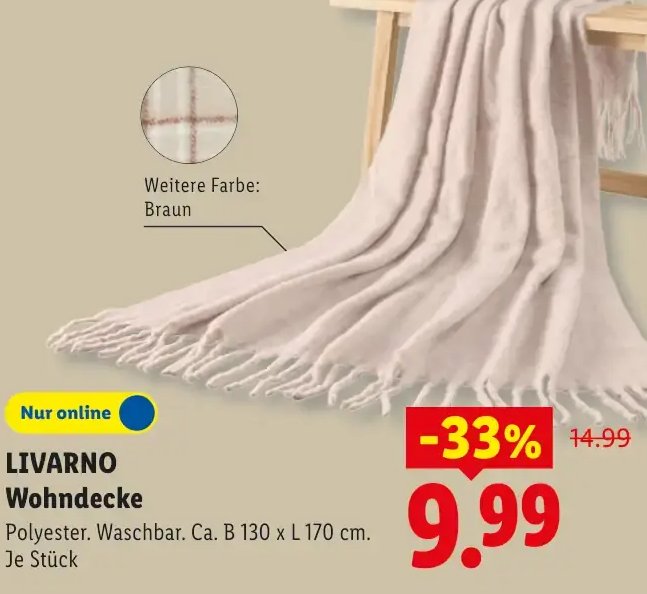LIVARNO Wohndecke