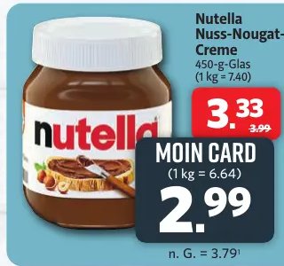 Nutella Nuss-Nougat-Creme