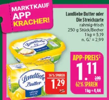 Landliebe Butter oder Die Streichzarte