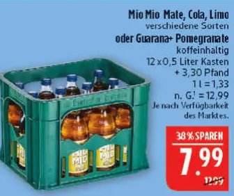 Mio Mio Mate, Cola, Limo
