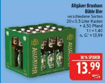 Allgäuer Brauhaus Büble Bier