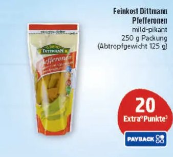 Feinkost Dittmann Pfefferonen