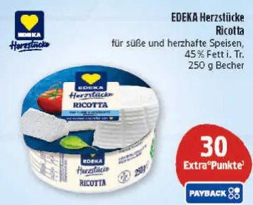 EDEKA Herzstücke Ricotta