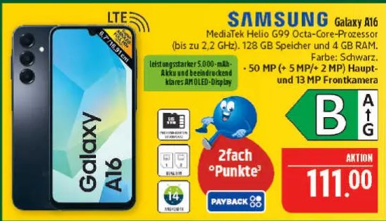 SAMSUNG Galaxy A16