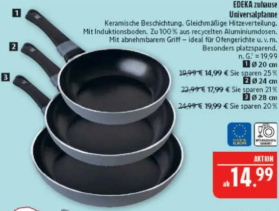 EDEKA zuhause Universalpfanne