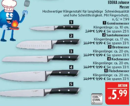 EDEKA zuhause Messer