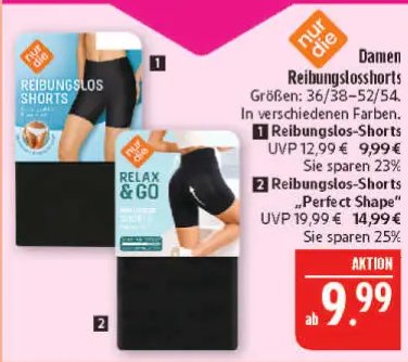 Damen Reibungslosshorts