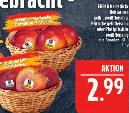 EDEKA Herzstücke Nektarinen