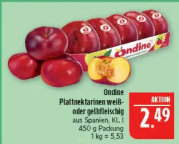 Ondine Plattnektarinen