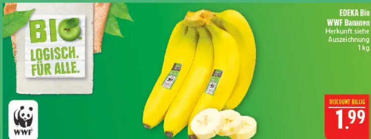EDEKA Bio WWF Bananen