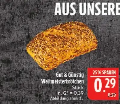 Gut & Günstig Weltmeisterbrötchen